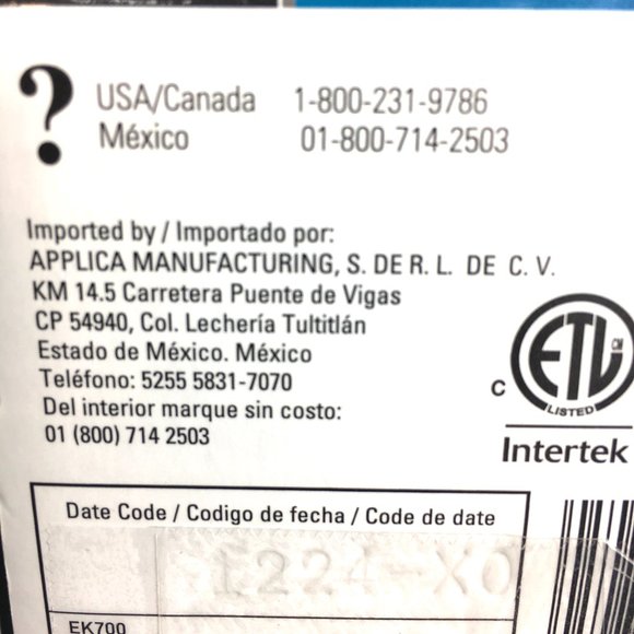 Black and Decker 9'' Electric Carving Knife EK700 NWT - Picture 8 of 12